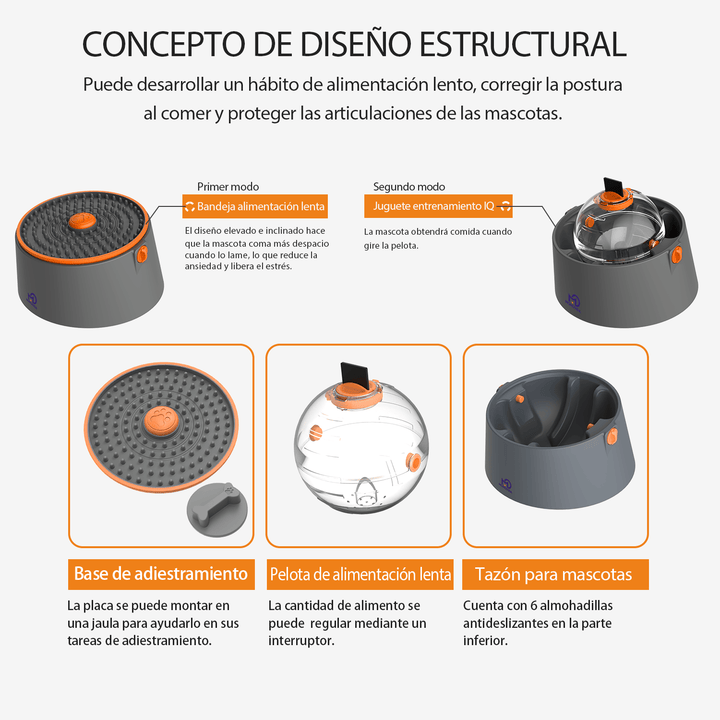 Bola De Fuga De Alimentos Interactivo 3 En 1 DF-6