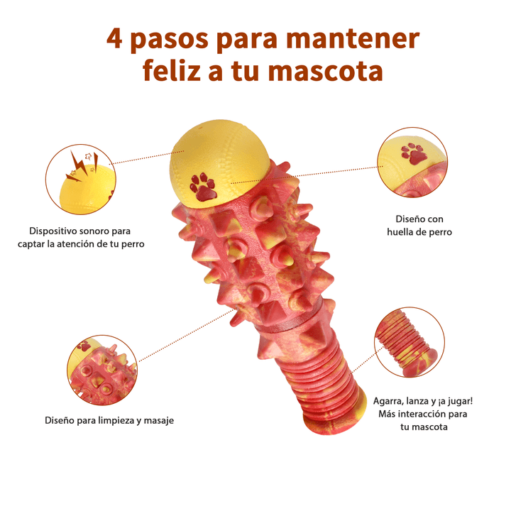 Juguete Masticable Sonoro Grande de Bate DT-10