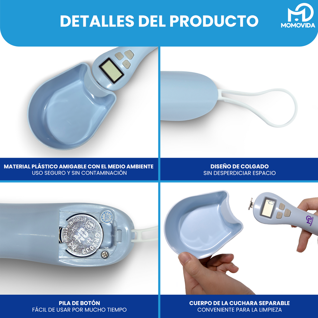 Cuchara Pesadora de Alimentos Para Mascotas  PF-2