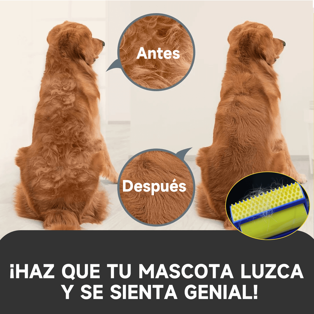 Quita Pelos y Cepillo para Mascotas 2 en 1 PB-1