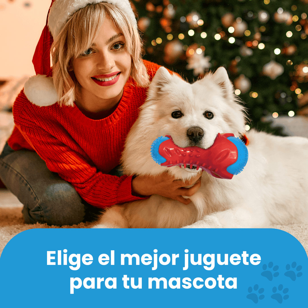 Juguete Dispensador Masticable Para Perro Palillo Dentición  DF-1