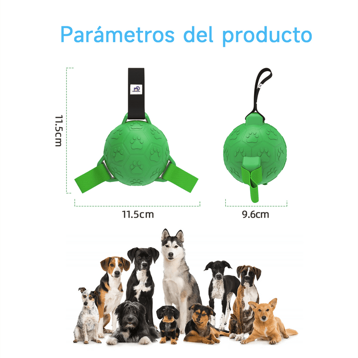 Pelota De Goma Para Mascotas Con Lanzador Dt-7