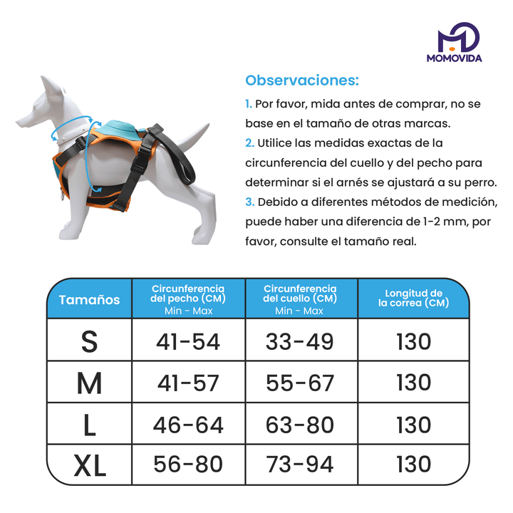 Arnés Para Perros Con Correa Retráctil DL