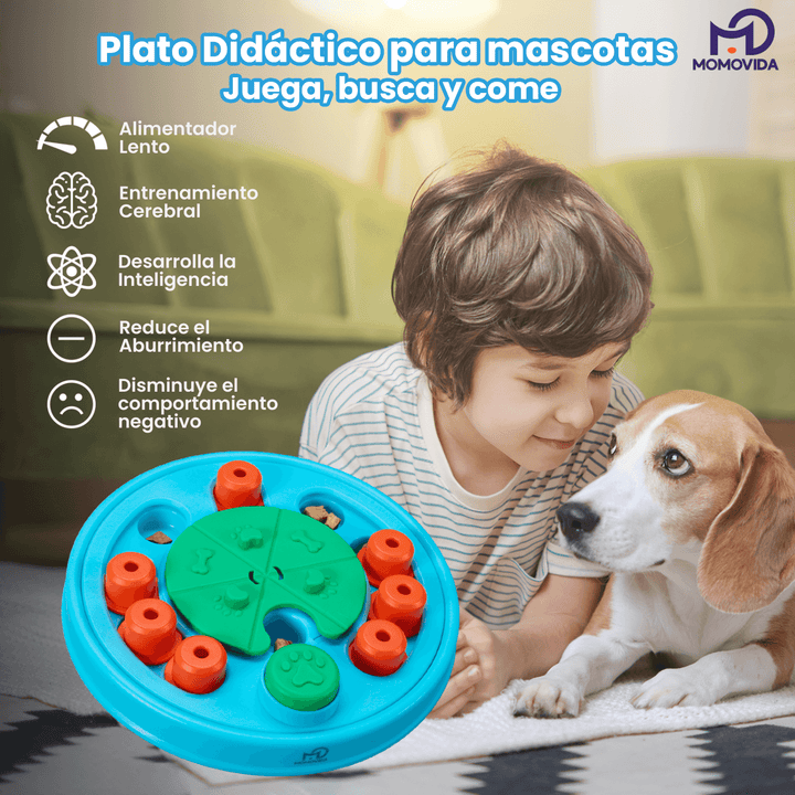 Juguete Interactivo para Perro: Rompecabezas Dispensador DT-2