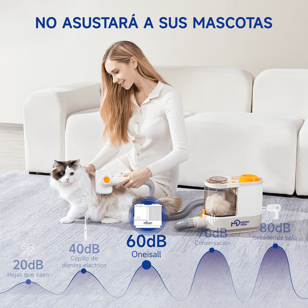 Kit Completo de Aseo y Aspirado para Mascotas 5 en 1 PG-1